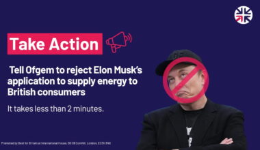 Britânicos exigem que o Reino Unido recuse eletricidade fornecida pela Tesla