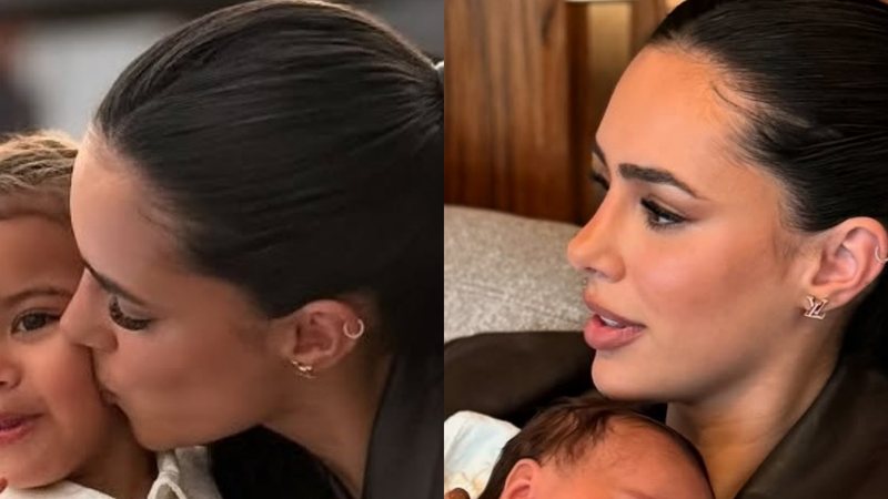 Bruna Biancardi posta fotos encantadoras das filhas: 'Recarregam minha energia'