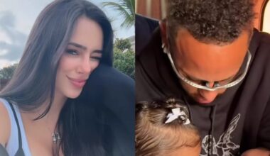 Bruna Biancardi mostra clique fofo de Neymar com as filhas, Mavie e Mel