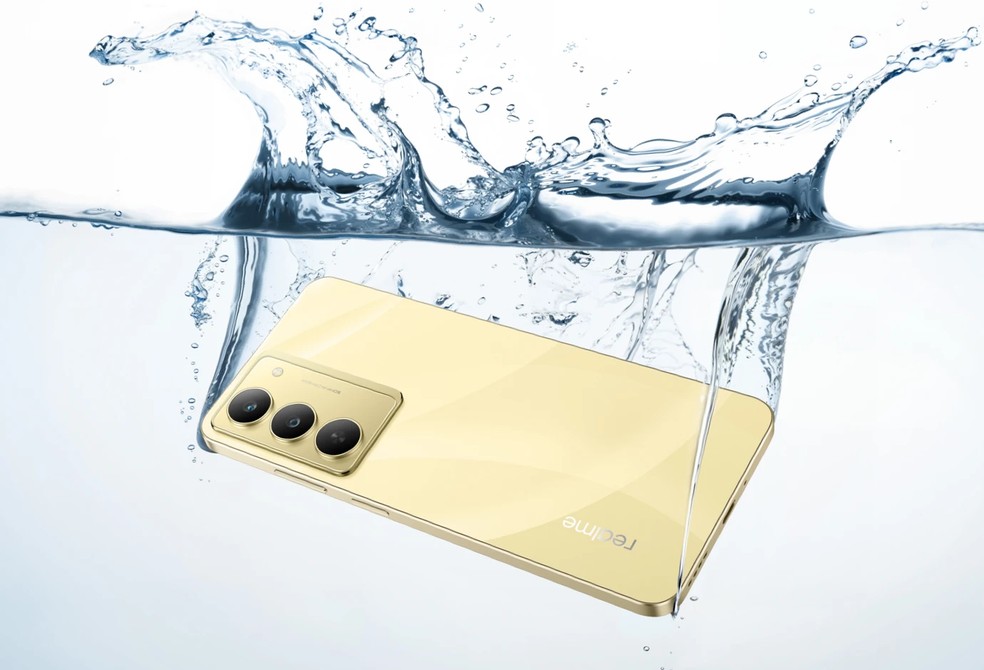 Realme inicia nesta segunda-feira a venda de seu primeiro celular produzido no Brasil: o C75 5G — Foto: Divulgação