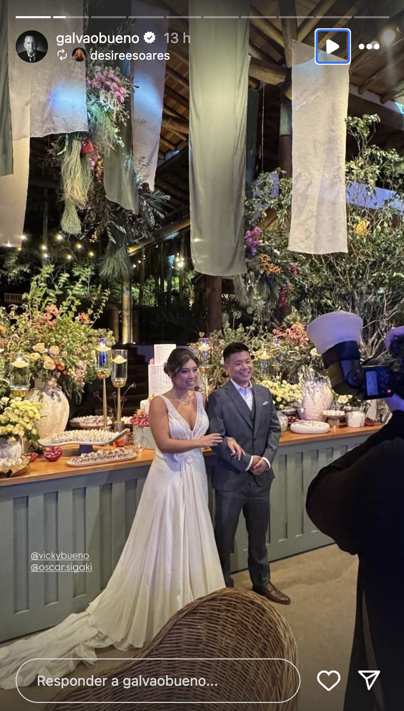 Casamento de Victória Bueno e Oscar Sigaki - Foto: Reprodução / Instagram
