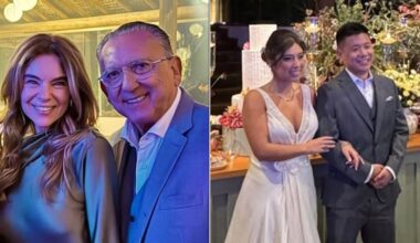 Neta de Galvão Bueno se casa em cerimônia luxuosa