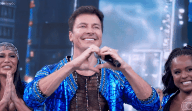 Dança dos Famosos: Rodrigo Faro se emociona com esposa