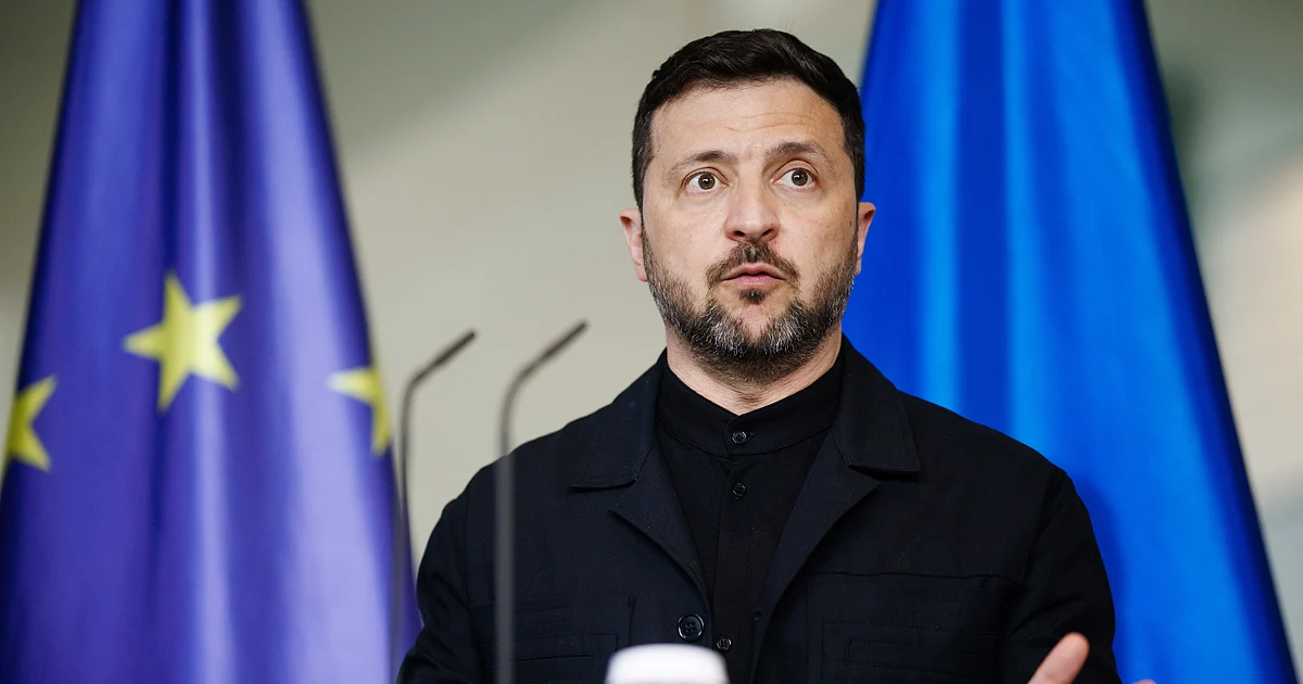 Guerra na Ucrânia. Zelensky reúne-se com Donald Trump através de videoconferência