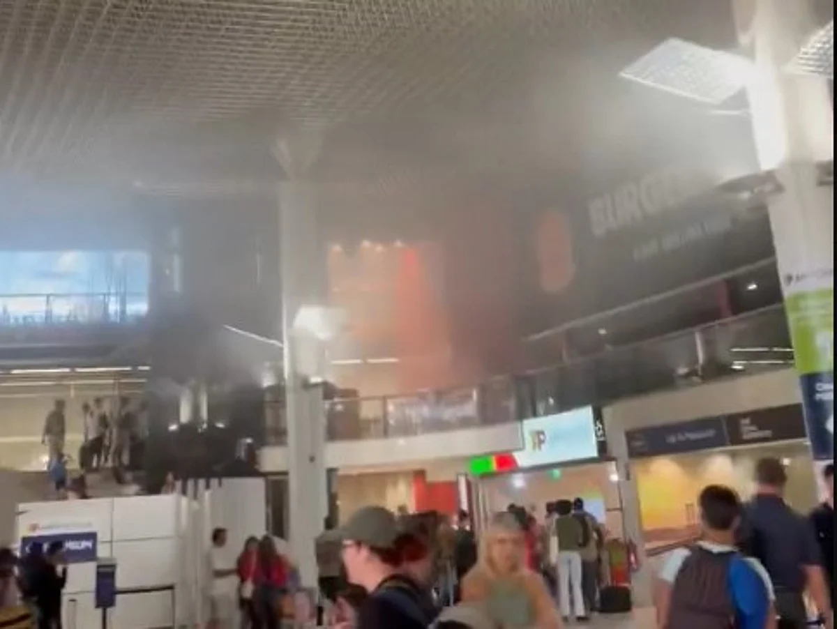 Incêndio no aeroporto de Lisboa obriga a isolar algumas áreas (com vídeos)