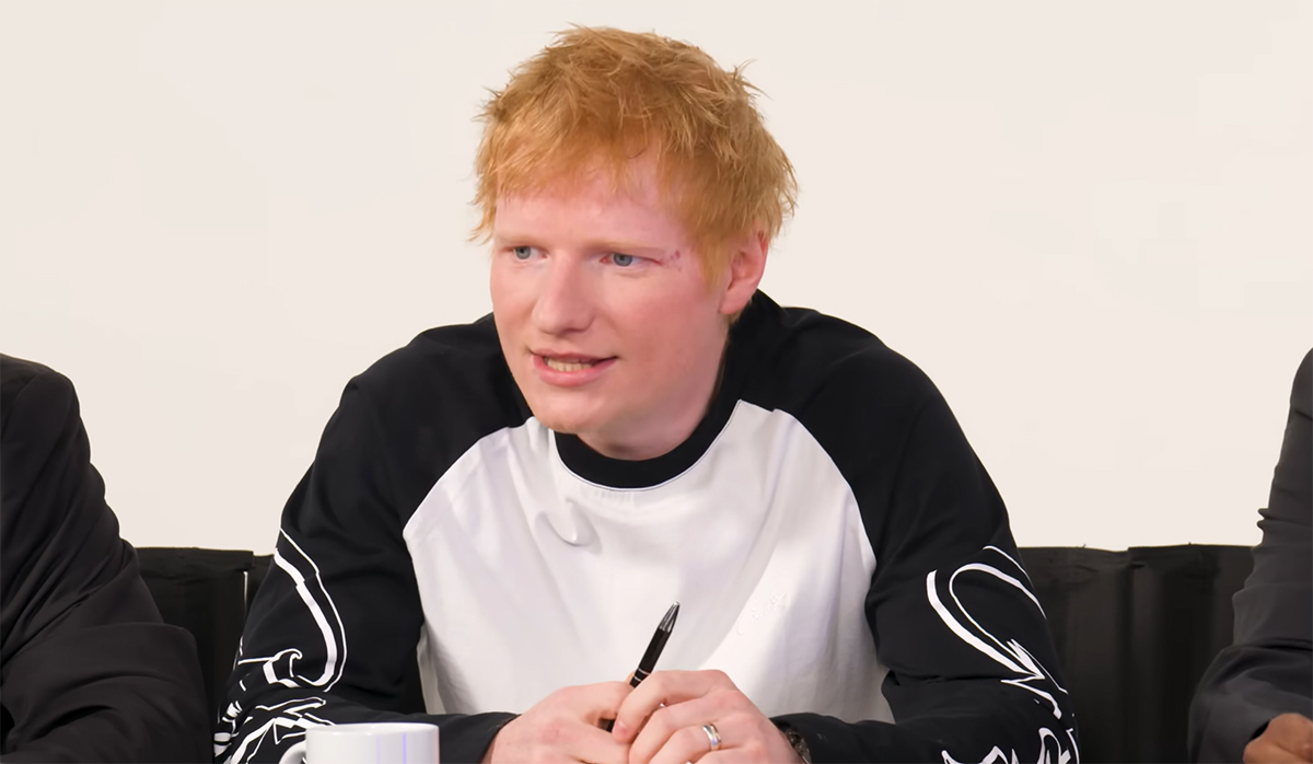 "Tem cantores que fazem playback, mas nunca admitiriam", diz Ed Sheeran