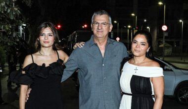 Pais e irmã de Bruna Marquezine capricham nos looks para a festa da atriz