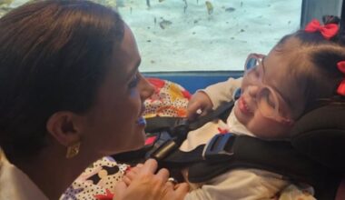 Filha de Juliano Cazarré faz o 1º passeio da vida aos 3 anos de idade