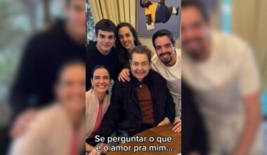 Filho de Faustão, João Silva faz homenagem e emociona com fotos de família: "Amor para mim"