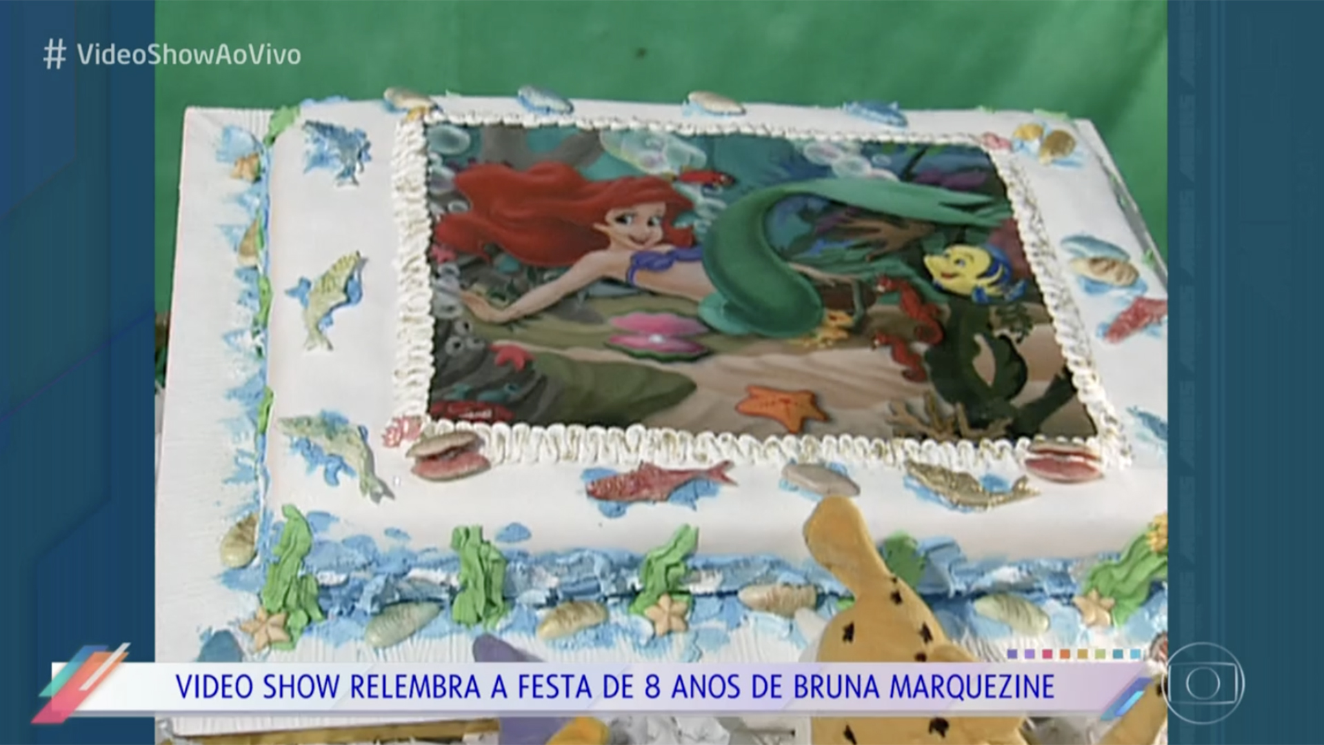 Fãs relembram imagens da festa de aniversário de 8 anos de Bruna Marquezine - Foto: Reprodução / Globo
