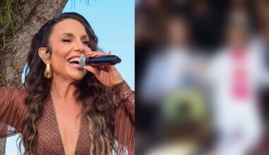 Filhas de Ivete Sangalo roubam a cena na gravação do audiovisual da mãe
