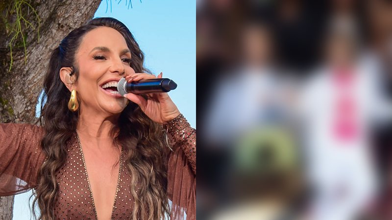 Filhas de Ivete Sangalo roubam a cena na gravação do audiovisual da mãe
