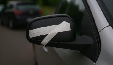 O truque da fita no espelho do carro está de volta e é perigoso