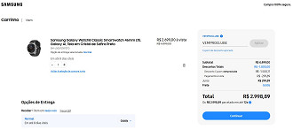 Galaxy Watch8 Classic com 40% de desconto na Samsung.