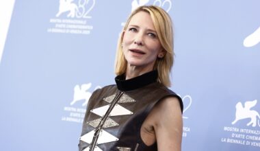 Cate Blanchett lança filme com Adam Driver no Festival de Veneza - Globo