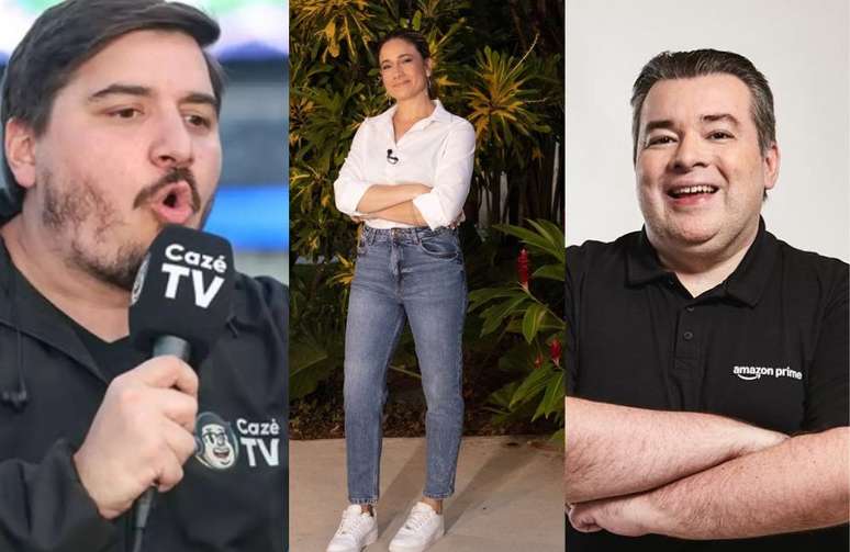 Luiz Felipe Freitas, Fernanda Gentil e Rômulo Mendonça