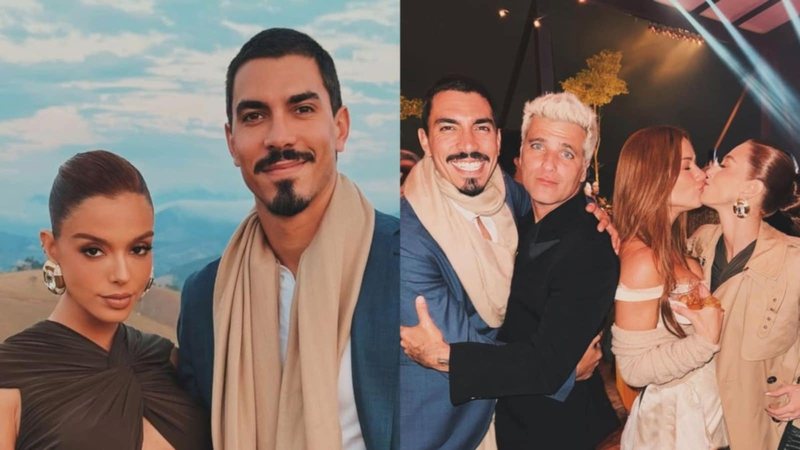 Giovanna Lancellotti mostra momentos em renovação de votos de Giovanna Ewbank e Bruno Gagliasso