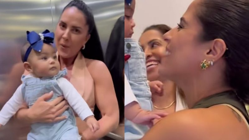 Graciele Lacerda encanta ao mostrar Clara com Camilla Camargo: 'Minha maninha'