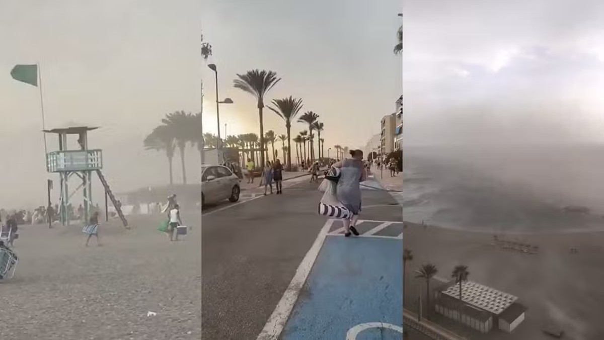 'Explosão de calor': fenômeno raro surpreende turistas em praias da Espanha | Clima