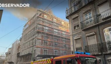 Extinto incêndio em prédio da freguesia da Estrela – Observador