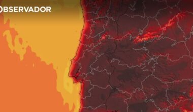 Nova massa de ar quente traz 43ºC e poeiras no fim de semana – Observador