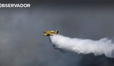Canadair sofre danos estruturais durante operação no Douro – Observador