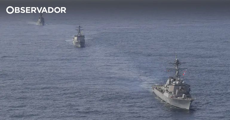 Venezuela. EUA enviam três navios lança-mísseis – Observador