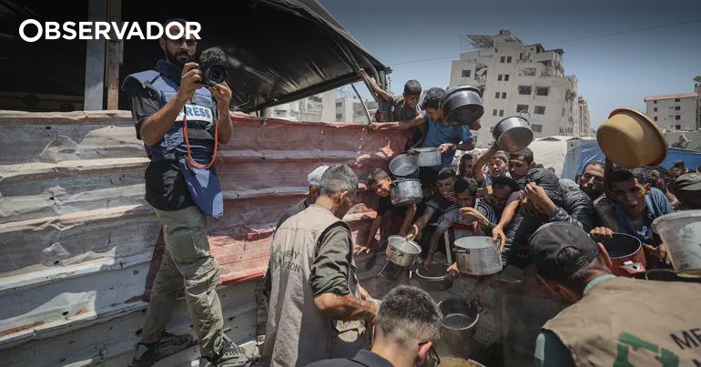 Fome em Gaza. Das imagens encenadas à realidade alarmante – Observador