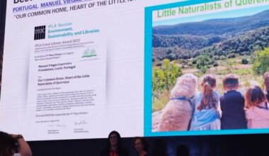 «A NOSSA CASA COMUM» DE QUERENÇA DISTINGUIDA EM PRÉMIO INTERNACIONAL DE BIBLIOTECAS SUSTENTÁVEIS