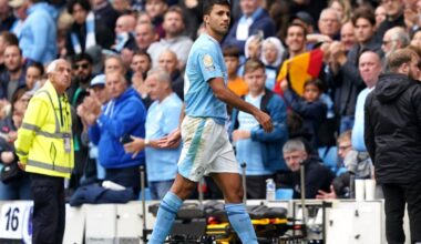 Guardiola confirma problema físico de Rodri: «Sofreu uma lesão complicada contra o Al-Hilal» - zerozero.pt