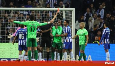 Sporting ou FC Porto, quem tem sido mais beneficiado pelas expulsões? Record analisa números da polémica antes do clássico - Liga Betclic