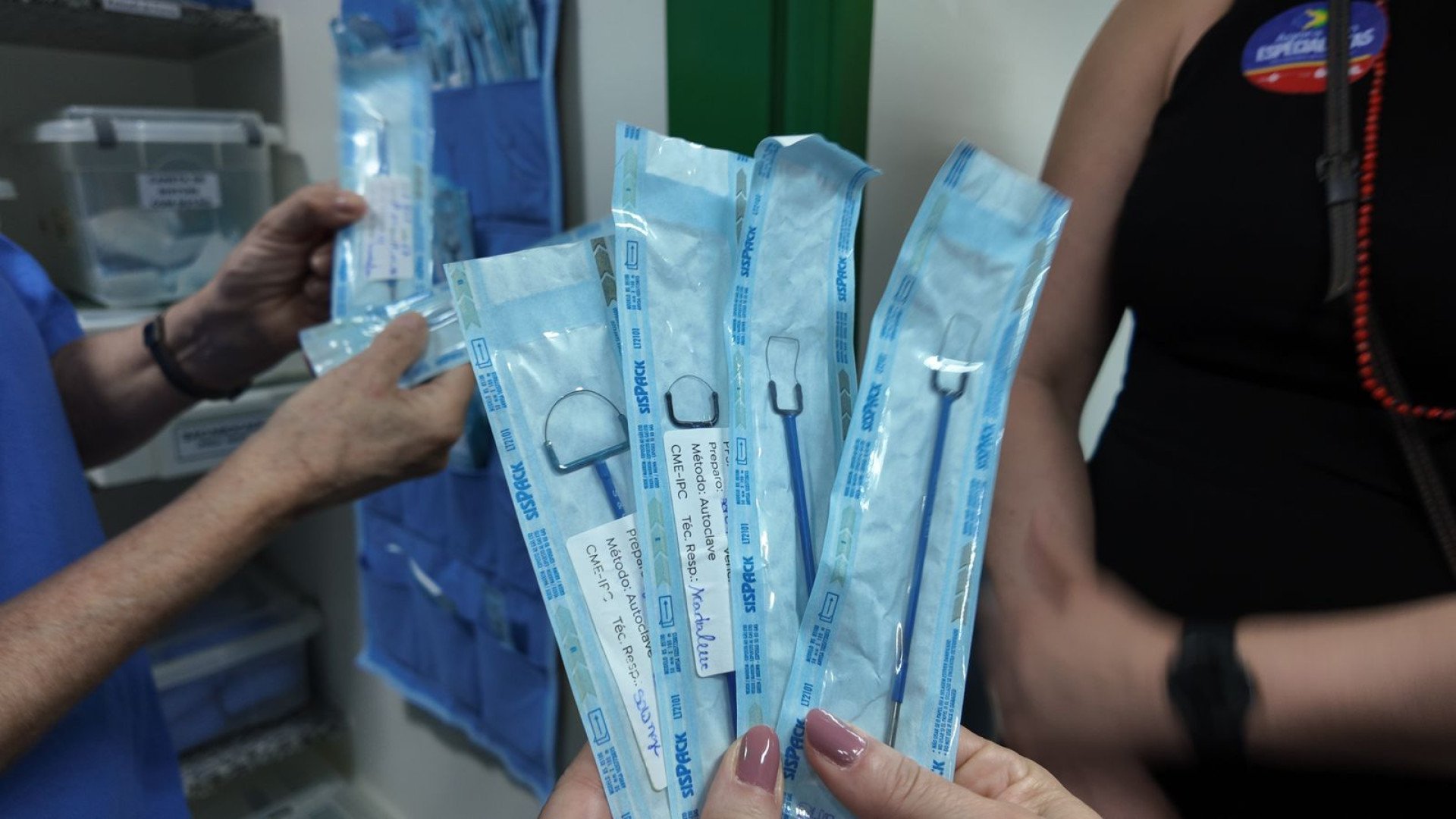 ￼MATERIAL que deverá ser utilizado durante exames (Foto: Divulgação/Ministério da Saúde)
