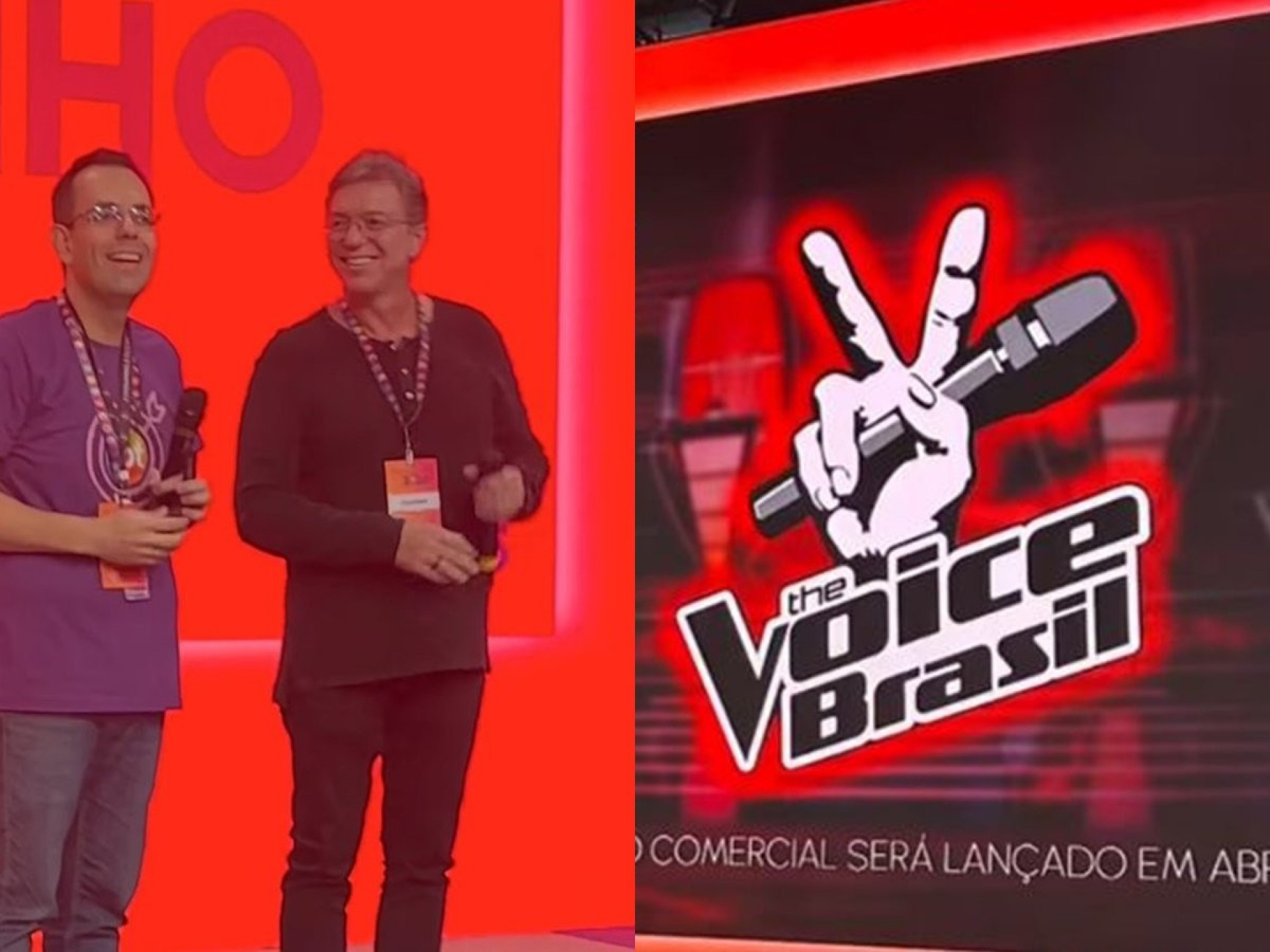 Boninho confirmou Tiago Leifert como apresentador do The Voice no SBT  - Reprodução