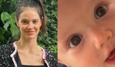 Laura Neiva se derrete ao postar foto rara da filha caçula: 'Coração até dói'