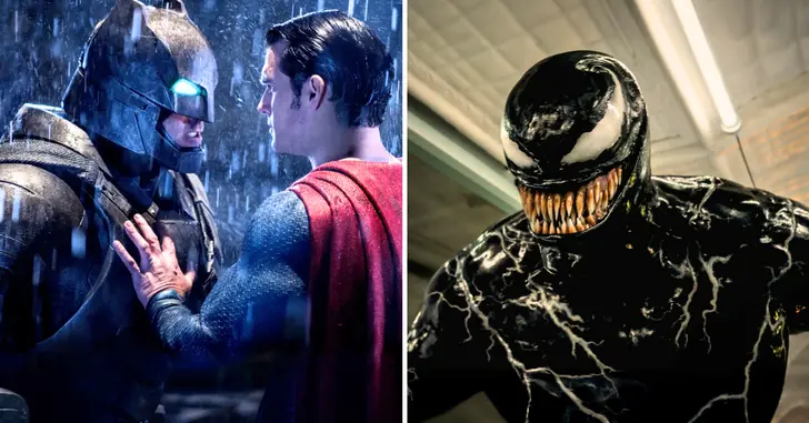 E se o Venom se fundisse com Superman e Batman? Artes mostram como seria e resultado impressiona