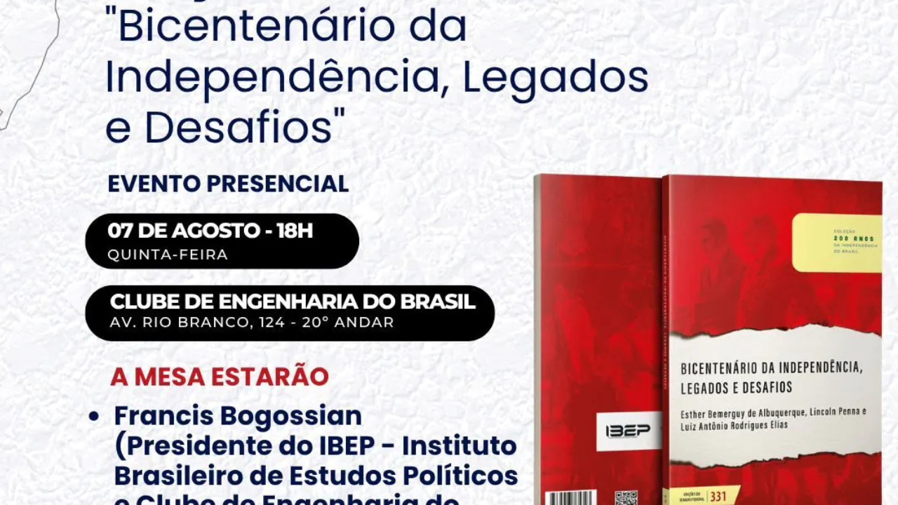 Lançamento do Livro: “Bicentenário da Independência, Legados e Desafios”