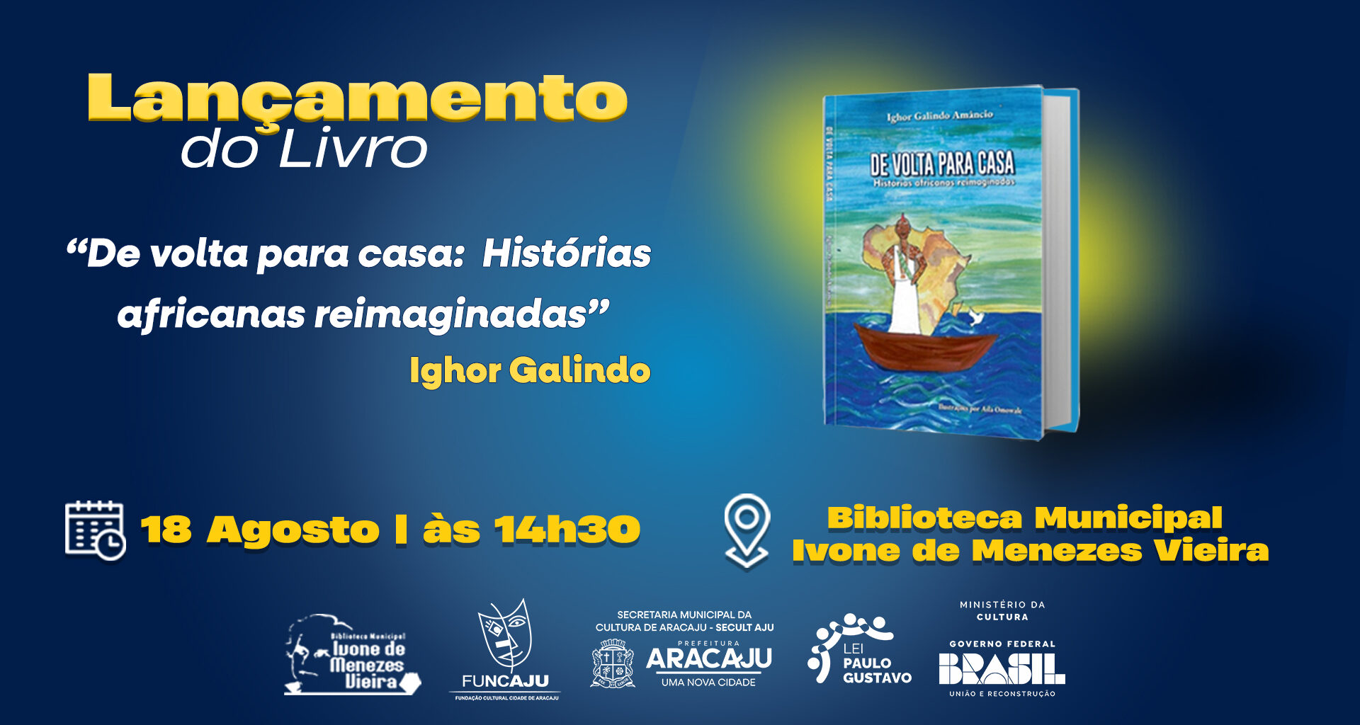 Funcaju promove lançamento do livro De Volta para Casa: Histórias africanas reimaginadas