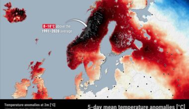 Os países nórdicos registaram uma vaga de calor histórica que não se via há décadas