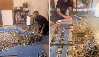 Caminhoneiro dedica 21 anos à construção de maquete gigante de Nova York