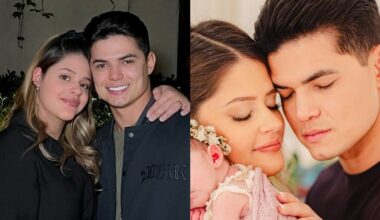Maria Cavalcante se derrete ao postar foto inédita com o marido e a filha