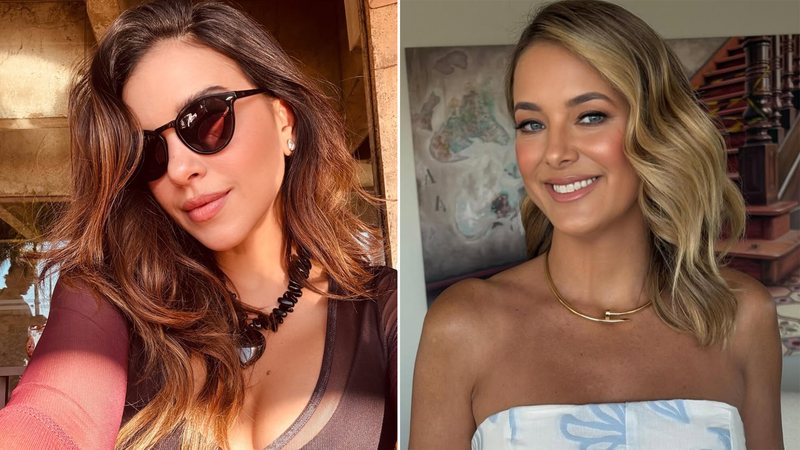 Mariana Rios exibe o presente que ganhou de Ticiane Pinheiro