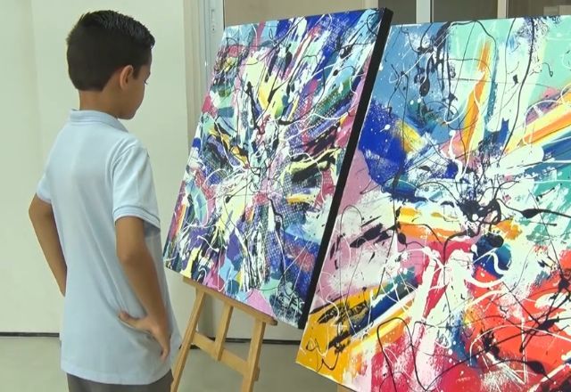 Menino paraibano de 9 anos terá obras expostas no Louvre, em Paris