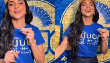 Mileide Mihaile é anunciada como rainha de bateria da Unidos da Tijuca
