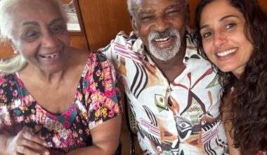 Camila Pitanga abre álbum de família e posta foto rara ao lado da mãe: 'Minhas raízes'