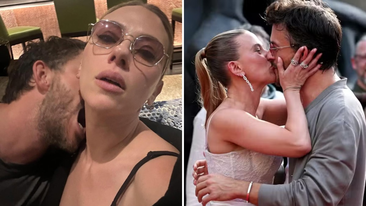 Scarlett Johansson e colega de 'Jurassic World' voltam a ostentar carícia intensa após beijo na frente do marido dela | Celebridades