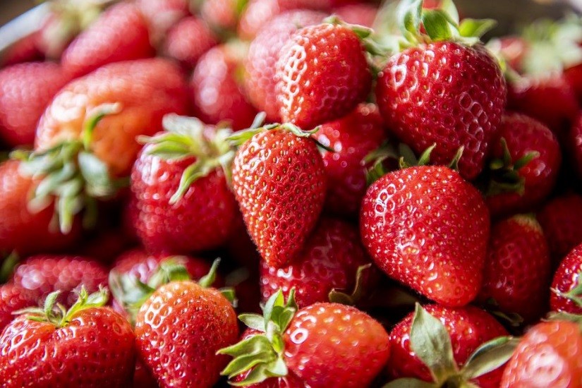 MORANGO - Eles fornecem muita fibra e baixa carga glicêmica e recordistas em vitamina C — Foto: Pixabay