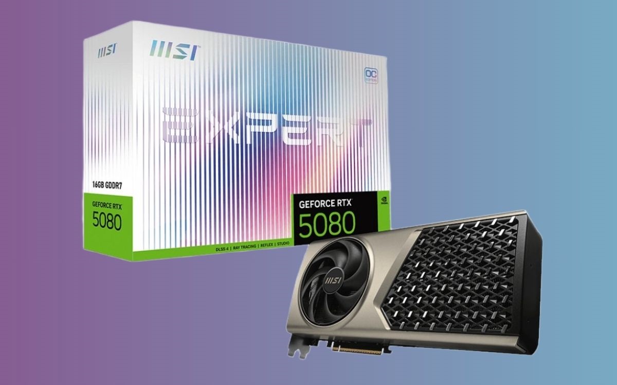 MSI se prepara para lançar RTX 5080 Expert com solução "push pull" de fans