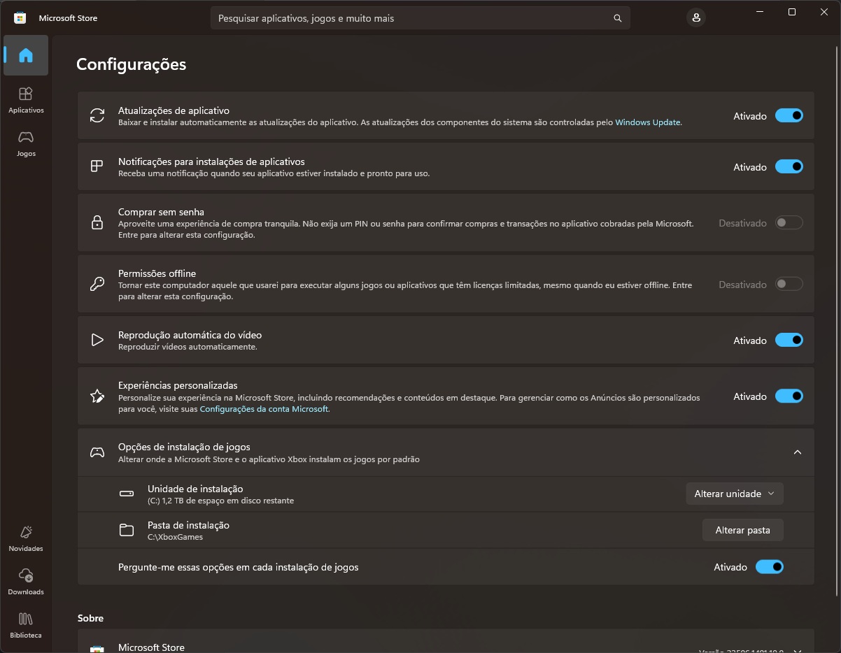 Mudança na Microsoft Store limita suspensão de atualizações automáticas de aplicativos