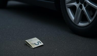O truque da nota de 5€ dobrada voltou aos estacionamentos