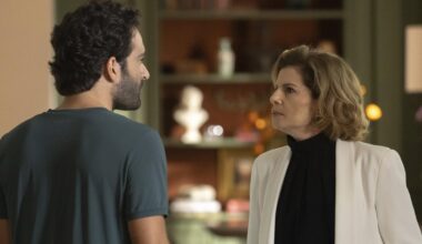 Afonso descobre todas as armações de Odete e discute com a mãe